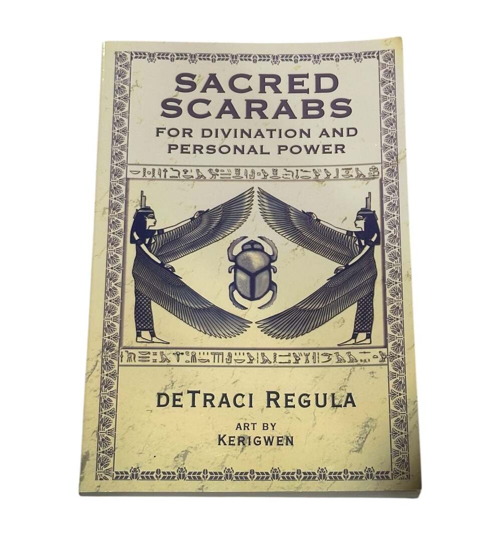 Sacred Scarabs For Divination & Personal Power - DeTraci Regula 1st Edition Book
